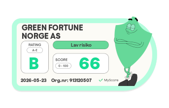 Kredittvurdering for Green Fortune Norge AS